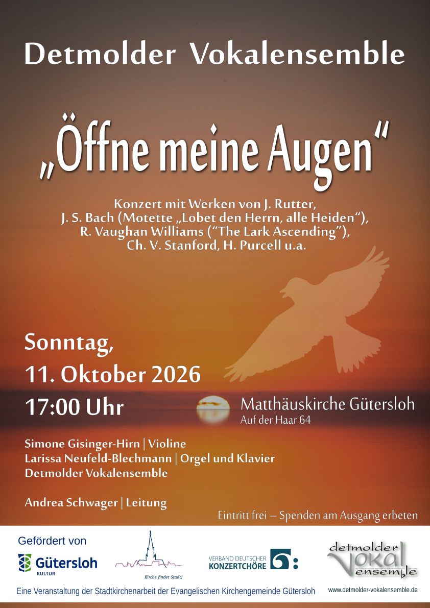 „Öffne meine Augen“ – Chorkonzert